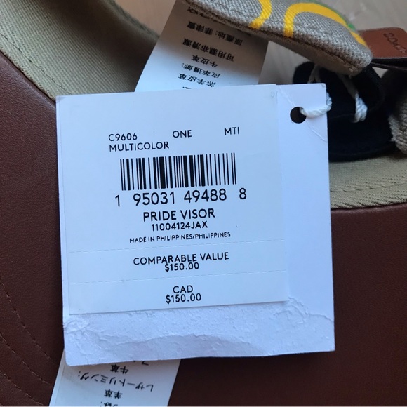 🌈 Coach Rainbow Signature Visor *Special Edition* - Picture 6 of 13